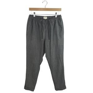 Open Edit Mens Gray Knit Straight Leg Drawstring Pull-On Casual Trousers Pants S